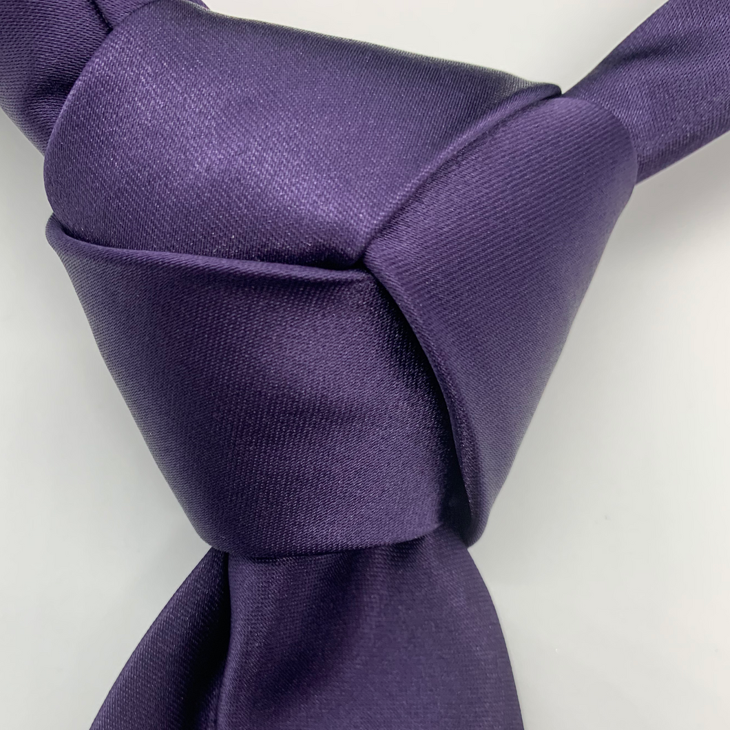 Trinity - Purple Slim tie